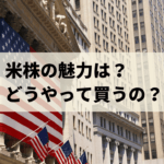 米国株は日本株より利益が出やすい?