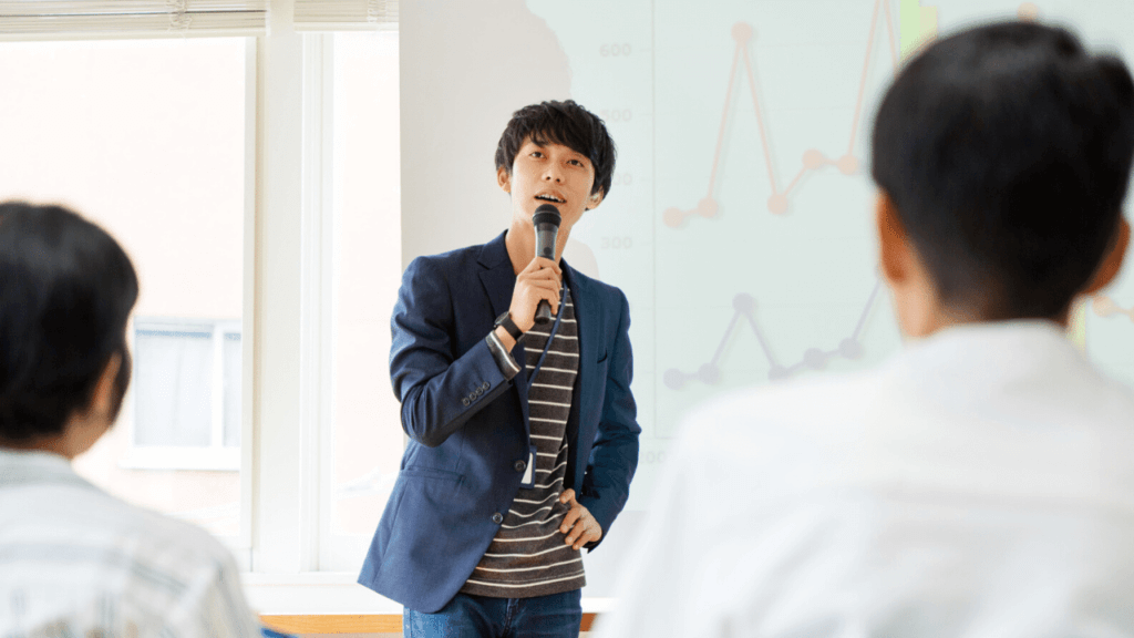 株式投資セミナーの様子