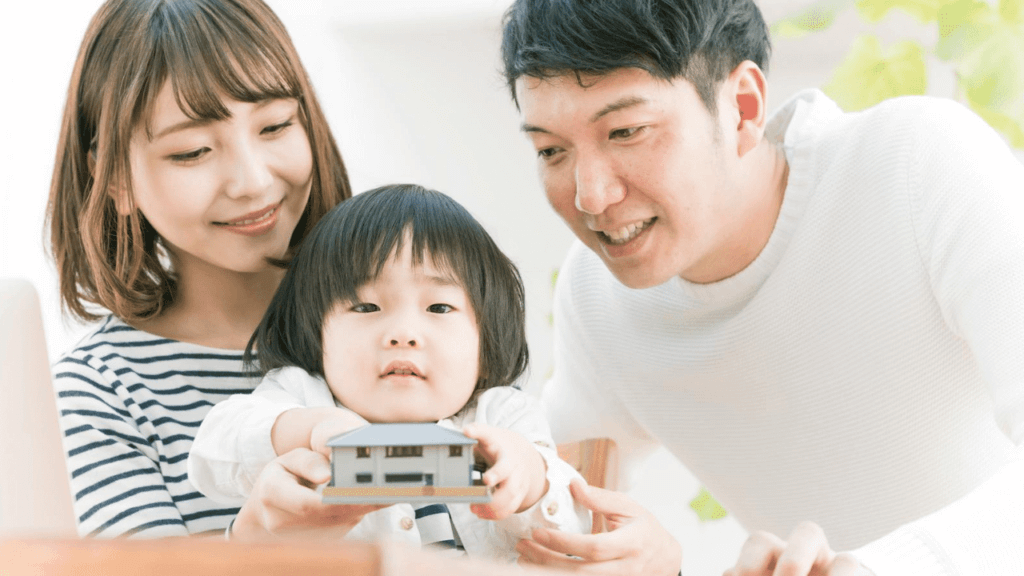 子育て中の若い夫婦